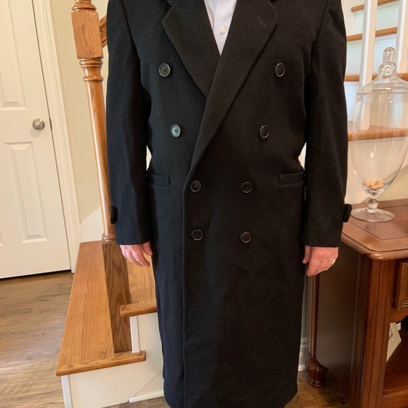 Man In Wool Men's Double Breasted Dress Coat - Picture 3 of 10